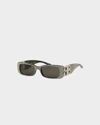 Balenciaga BB0096S-013 Balenciaga Dynasty Shiny Black/Smoke