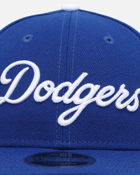 New Era X Felt Los Angeles Dodgers 9FIFTY Snapback Light Royal