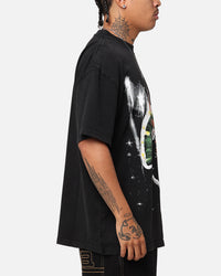 UFC By Culture Kings Alex Pereira Big Face Vintage T-Shirt Black Acidwash