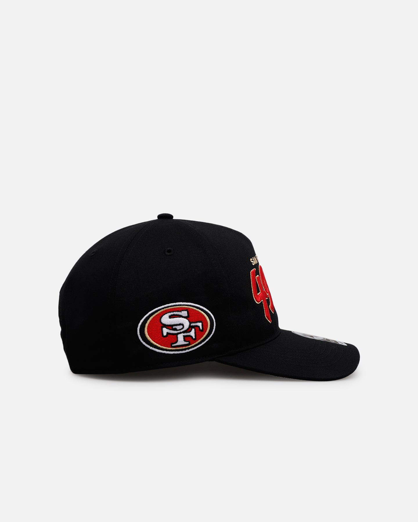 47 Brand San Francisco 49ers 'Black Dome Script' 47 Hitch Snapback