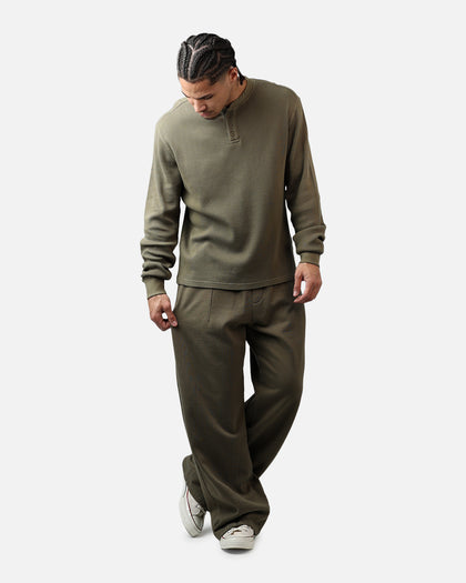 American Thrift Wide Leg Pants Washed Olive