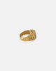 Saint Morta Onyx Square Ring Gold