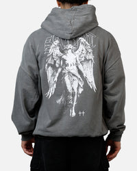 Saint Morta Lucian Premium Hoodie Washed Charcoal