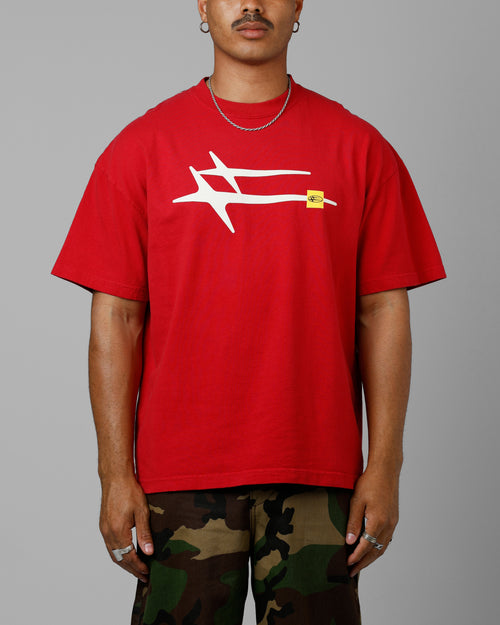 Loiter Hybrid T-Shirt Red