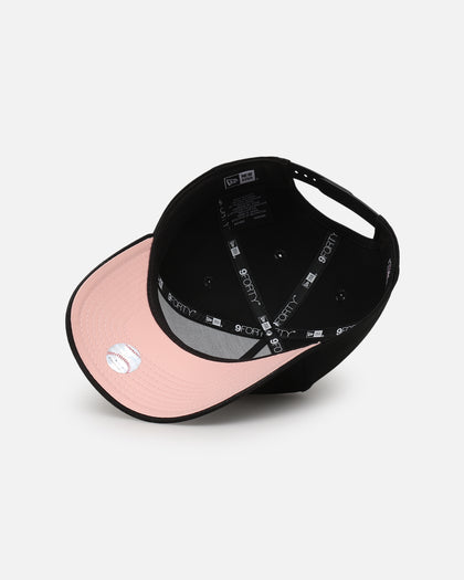 New Era Los Angeles Dodgers 'Pink Satin Hearts 2.0' 9FORTY A-Frame Snapback Black/Pink