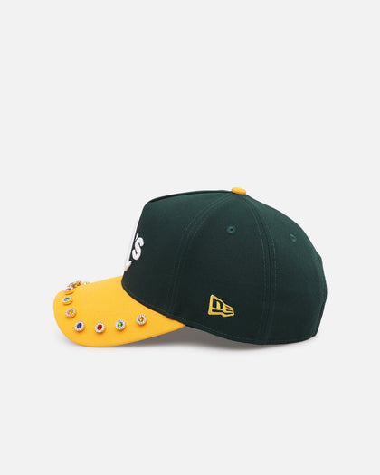 New Era Oakland Athletics 'Visor Embellishment' 9FORTY A-Frame Snapback Official Team Colors