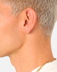 Saint Morta Classic Hoop Earring Gold