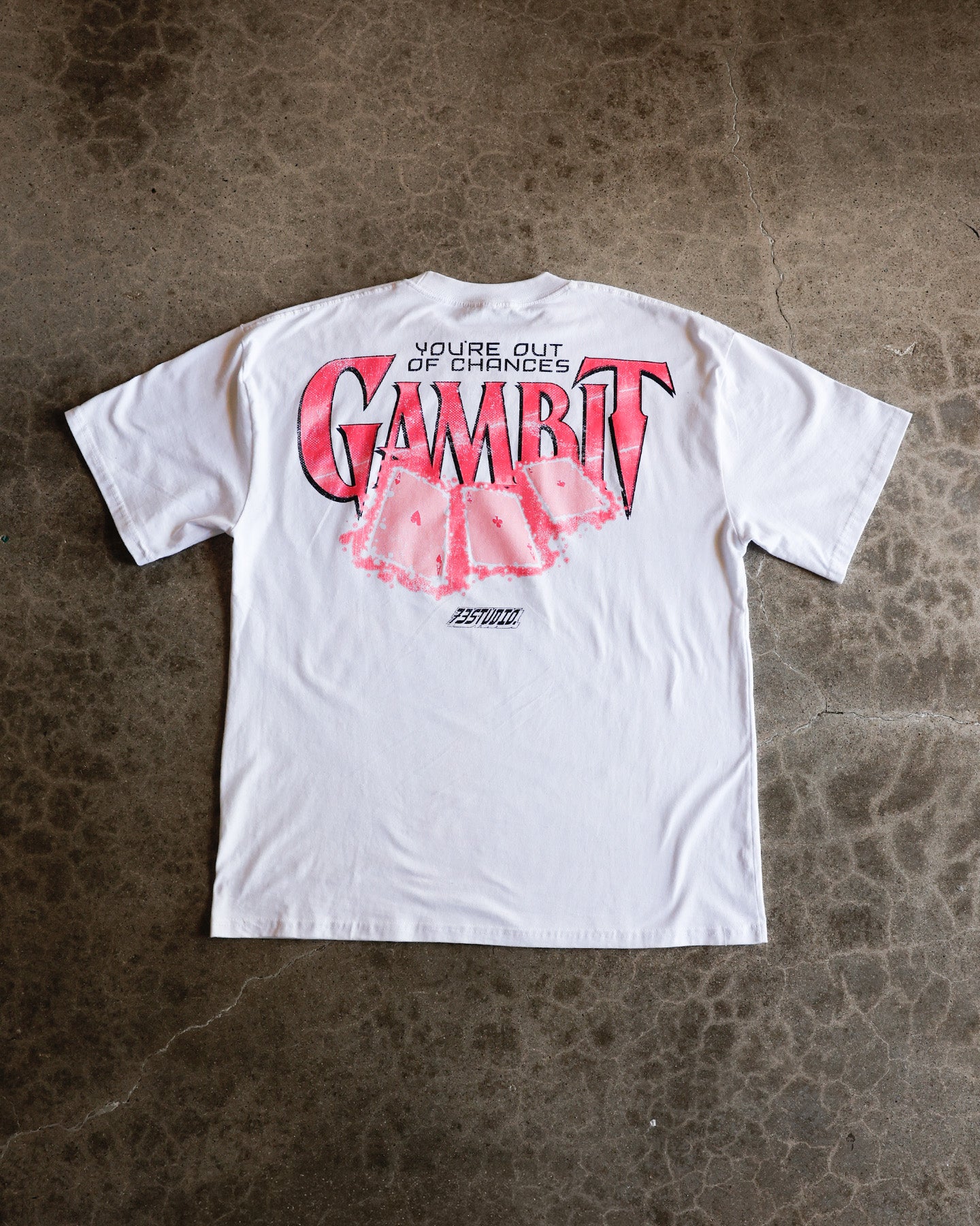 73Studio Marvel X-Men Gambit Vintage T-Shirt White | Culture Kings US
