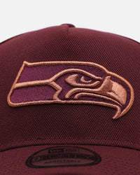 New Era Seattle Seahawks 'Penny' 9FORTY A-Frame Snapback Maroon