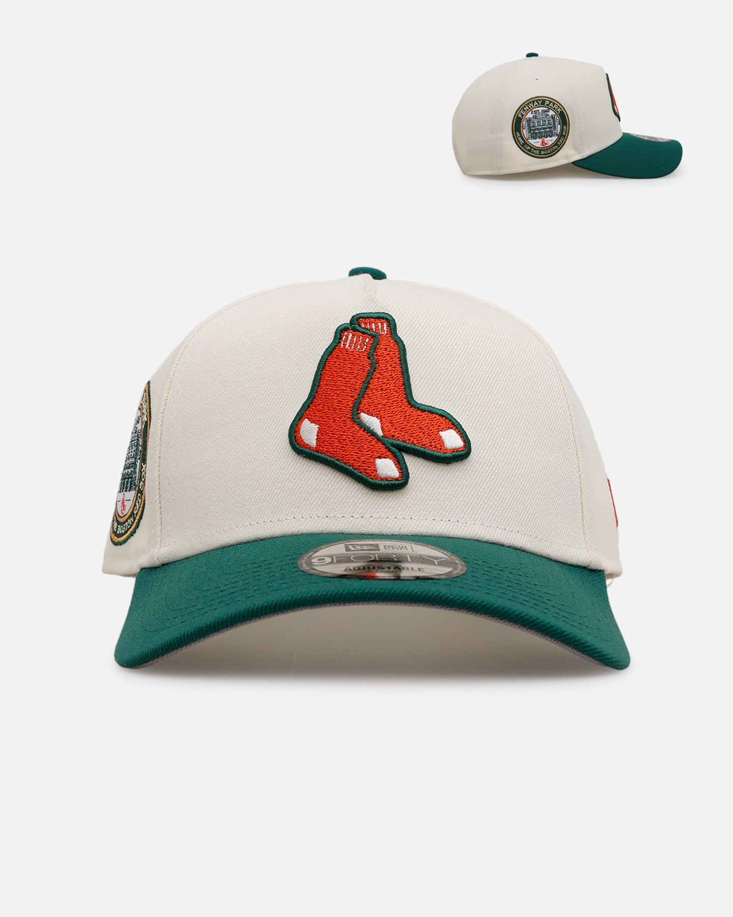 New Era Boston Red Sox 'Citrus' 9FORTY A-Frame Snapback Chrome