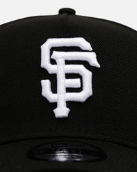 New Era San Francisco Giants 'Black And White' 9FORTY A-Frame Snapback Black/White