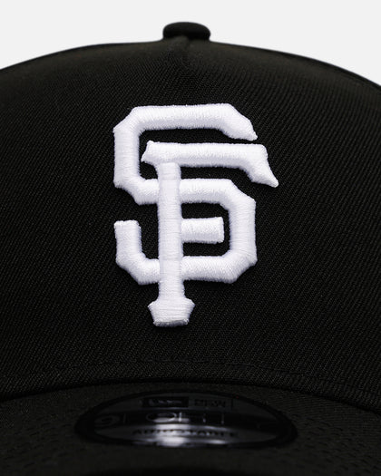 New Era San Francisco Giants 'Black And White' 9FORTY A-Frame Snapback Black/White