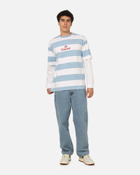 Carre Club Stripe Long Sleeve T-Shirt Blue Stripe