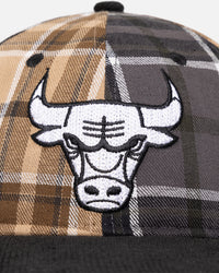 New Era Chicago Bulls 'Multi Panel Plaid' 9FIFTY High Crown Strapback Plaid