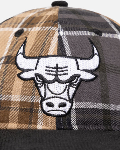 New Era Chicago Bulls 'Multi Panel Plaid' 9FIFTY High Crown Strapback Plaid