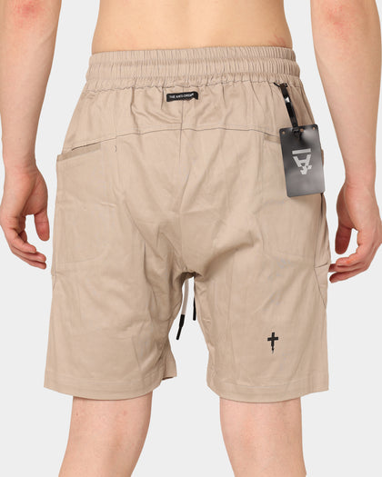 The Anti Order Neo Military Cargo Shorts Bone