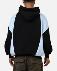 Carre C-Star Panel Oversized Hoodie Black/Blue/White