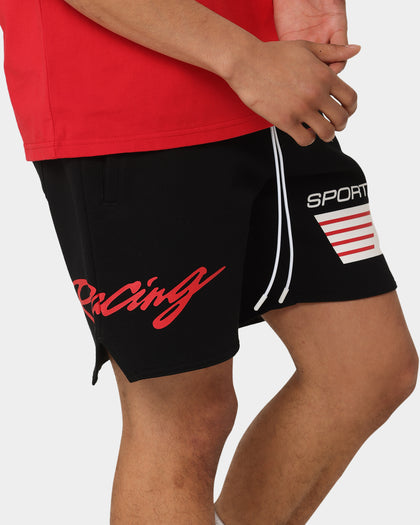 Carré Automobile Sweat Shorts Black