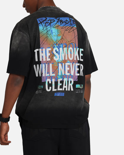 Pop Smoke Never Clear T-Shirt Black Wash