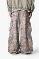 MNML Rave Double Cargo Pants Grass Camo