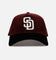 New Era San Diego Padres 'Certified Lover 2.0' 9FORTY A-Frame Snapback Maroon
