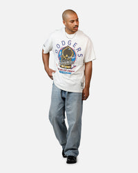 Mitchell & Ness Los Angeles Dodgers Championship Report "Champ Pack" T-Shirt Egret