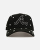 New Era Atlanta Braves 'Black Satin Hearts' 9FORTY A-Frame Snapback Black