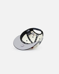New Era X Felt Atlanta Braves 9FIFTY Snapback Chrome White