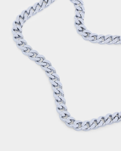 NXS 5mm Cuban Bracelet White Gold