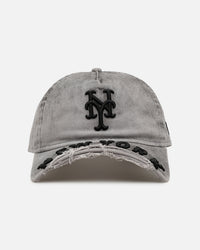 New Era New York Mets 'Cutoff Visor' 9FORTY Snapback Washed Black