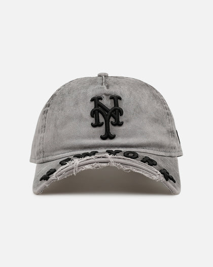 New Era New York Mets 'Cutoff Visor' 9FORTY Snapback Washed Black
