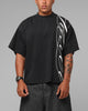Loiter Script T-Shirt Washed Black