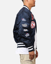 New Era X Alpha Series X MLB Boston Red Sox MA-1 Bomber Jacket Navy