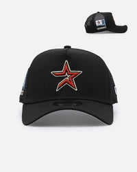 New Era Houston Astros 'Team Color' 9FORTY A-Frame Trucker Snapback OTC