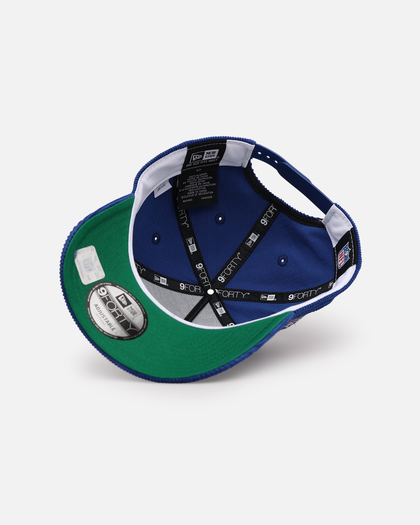 新品 New Era 9Forty NFL Cap NY Giants New Era New York Giants 'NFL Kickoff Cord' 9FORTY A-Frame Snapback