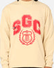 Students Golf Addington Long Sleeve Mock Neck T-Shirt Sand
