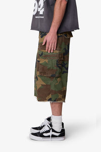 MNML Ultra Baggy Cargo Shorts Camo