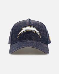 New Era Los Angeles Chargers 'Washed Metallic' 9FORTY A-Frame Snapback Official Team Colors