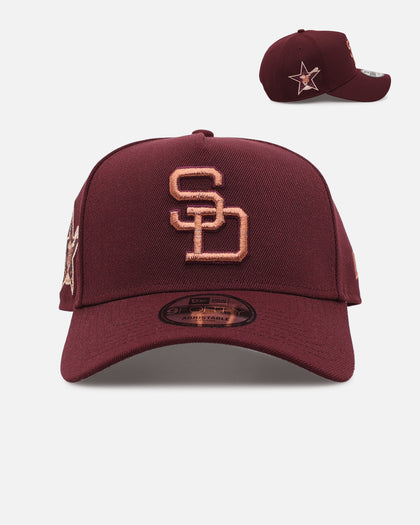 New Era San Diego Padres 'Penny' 9FORTY A-Frame Snapback Maroon