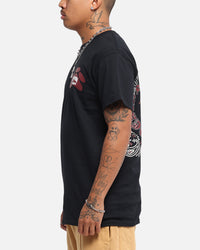 Deathrow Records Doberman Bandana T-Shirt Black