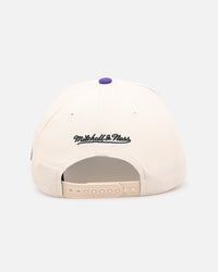 Mitchell & Ness New York Yankees 'Chainstitch Wordmark' Pro Pinch Snapback Purple