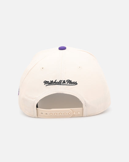 Mitchell & Ness New York Yankees 'Chainstitch Wordmark' Pro Pinch Snapback Purple