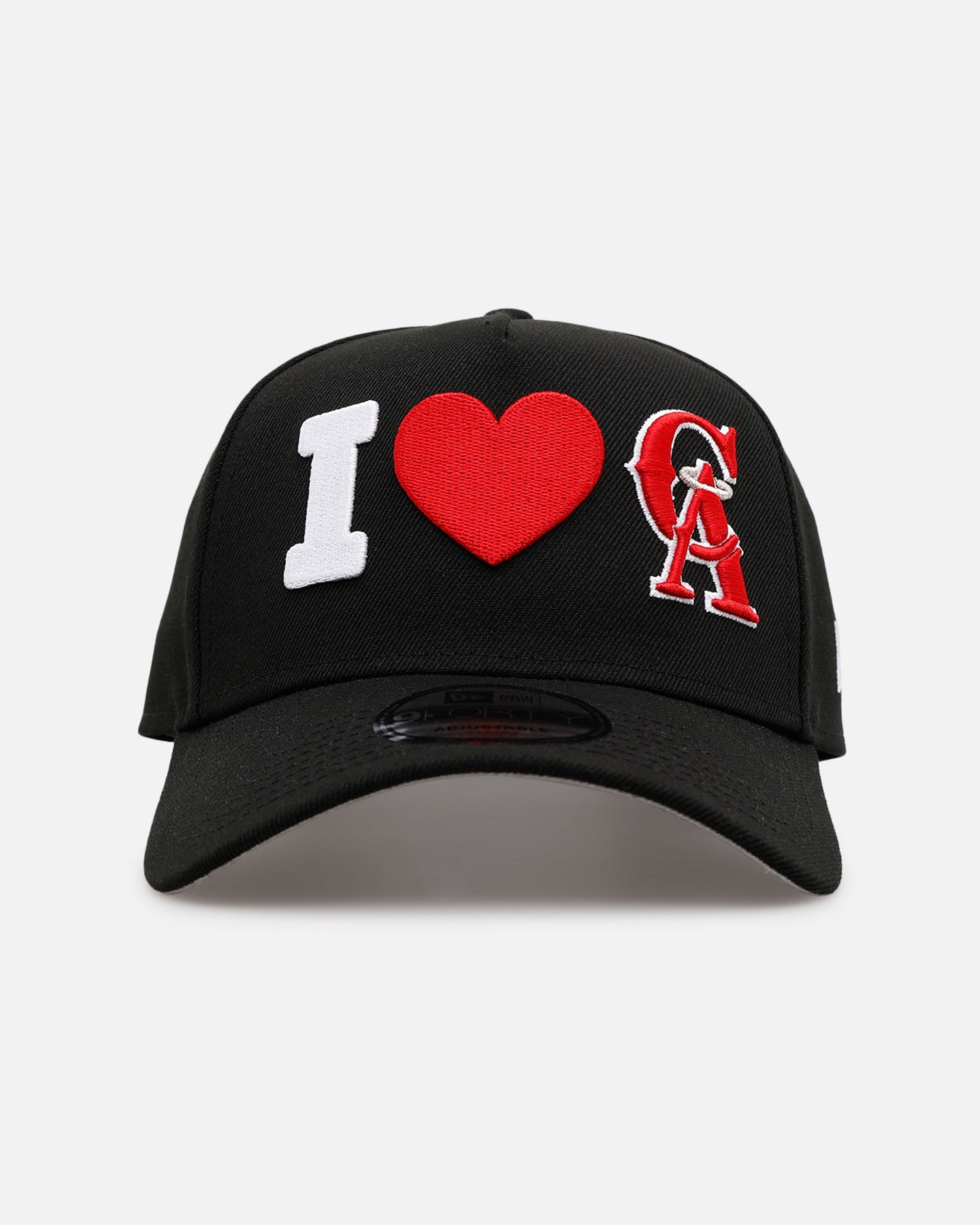 New Era Los Angeles Angels 'Love' 9FORTY A-Frame Snapback Black