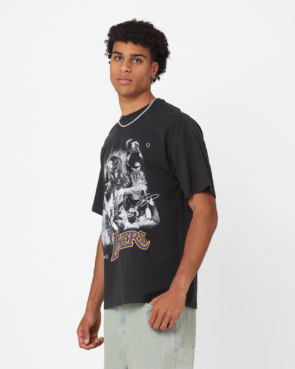 Mitchell & Ness Los Angeles Lakers Shaquille O'Neal Player Photo T-Shirt Faded Black