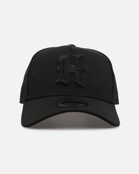 New Era Houston Texans 'Black on Black' 9FORTY A-Frame Snapback Black/Black