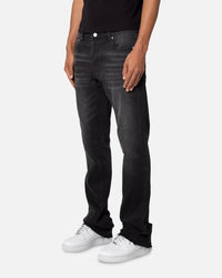 MNML M524 Slim Stacked Denim Jeans Washed Black