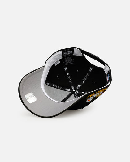 New Era Pittsburgh Steelers 'Black And Team Color' 9FORTY A-Frame Snapback Black/Official Team Color