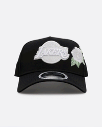 New Era Los Angeles Lakers 'Glow Rose' 9FORTY A-Frame Snapback Black