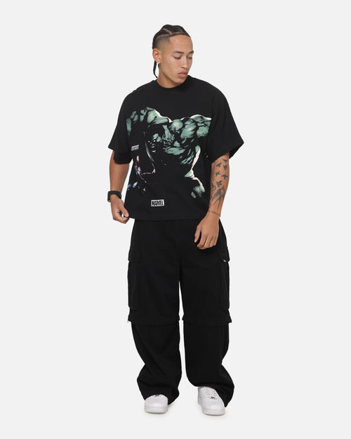 73Studio Marvel Hulk Vs Spider-Man T-Shirt Black