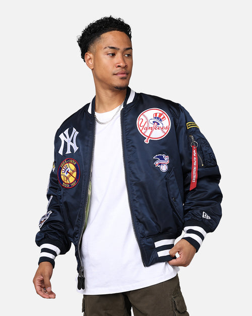 New Era X Alpha Series X MLB New York Yankees MA-1 Bomber Jacket Navy